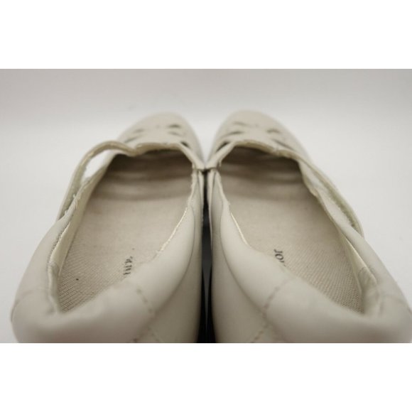 PW Minor Tia Beige Leather Adjustable Slip On Driving Loafers Shoes Womens 6.5 M - Picture 9 of 11